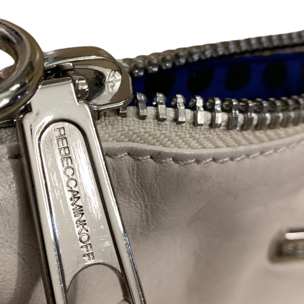 Rebecca Minkoff | Leather Mini Mac Tassels Zipper Detail Cream White Crossbody - Picture 16 of 16